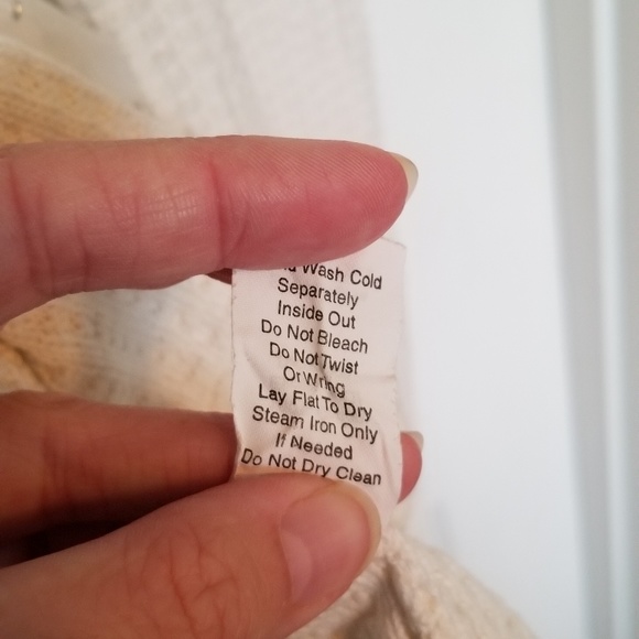 CAbi cream cardigan with sheer ruffles and studs - Picture 4 of 5